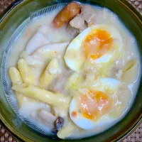 クリームシチューのペンネ|すくらんぶるえっぐさん