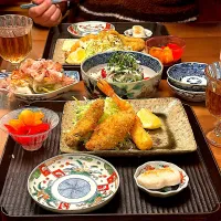 カキフライと海老フライ|junjun86さん