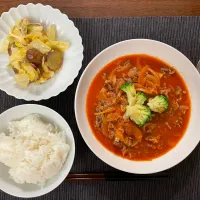 トマトジュースでハッシュドビーフのお夕飯🌛|みーぬさん