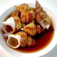 つぶ貝のうま煮|ゆみさん