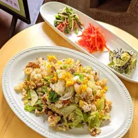 自家製豚チャーシューのレタス炒飯＆‥| mi_neneco♪さん