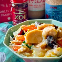 具だくさんな白菜の中華クリーム煮|にゃんぺこさん