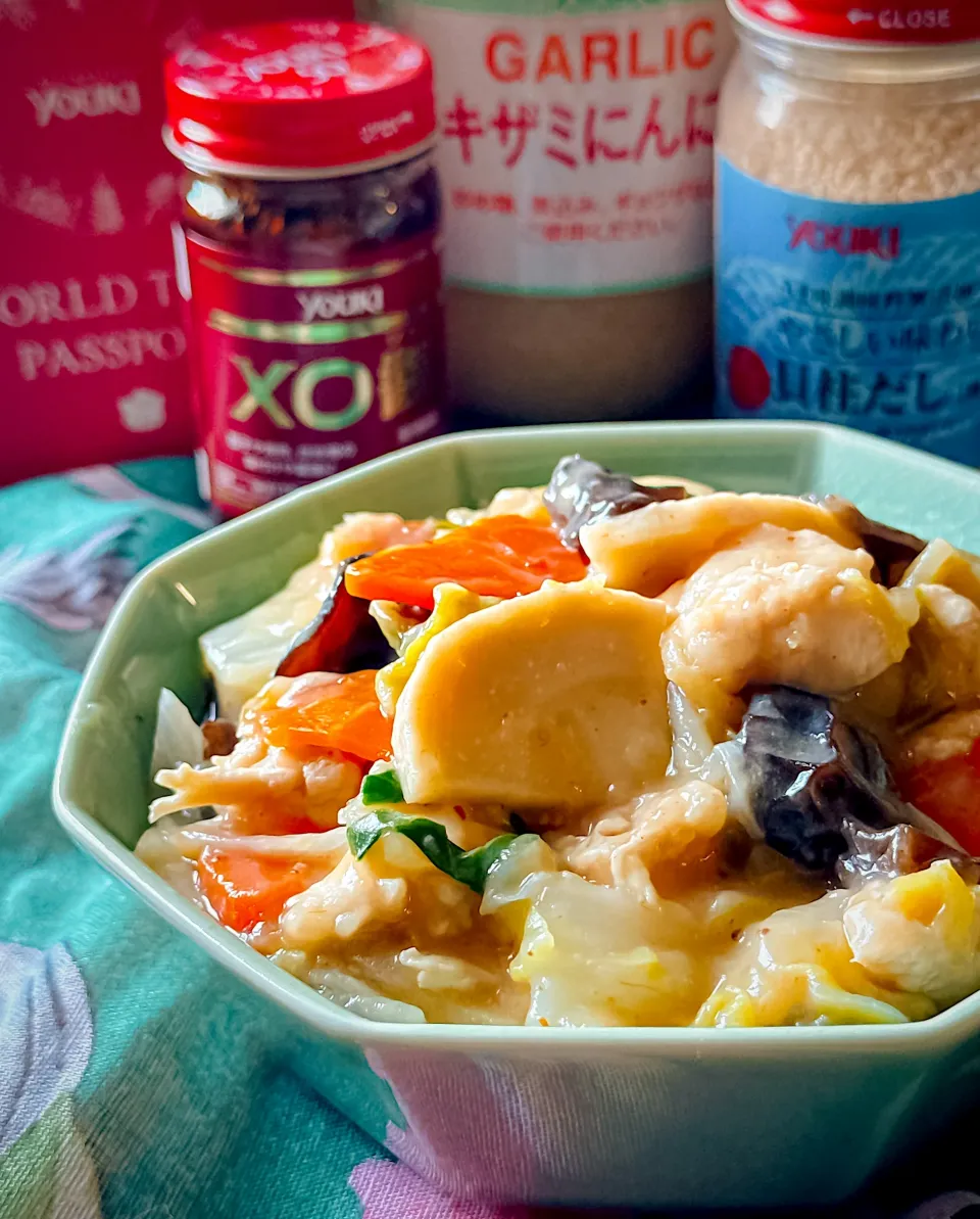 具だくさんな白菜の中華クリーム煮|にゃんぺこさん