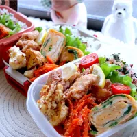 唐揚げ弁当| やまおんなさん