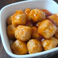 市販の鶏だんごで甘酢肉だんご|ぱんだのままんさん