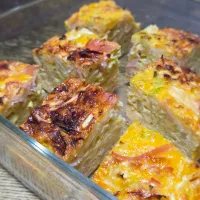 キャベツとベーコンのオーブンオムレツ| ぱんだのままんさん