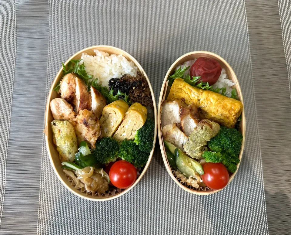 鶏むね肉のニンニク生姜塩麹焼き弁当|kazuさん