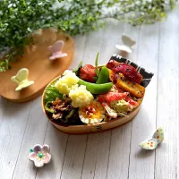 牛肉と舞茸の甘味噌炒め弁当|マーブルさん