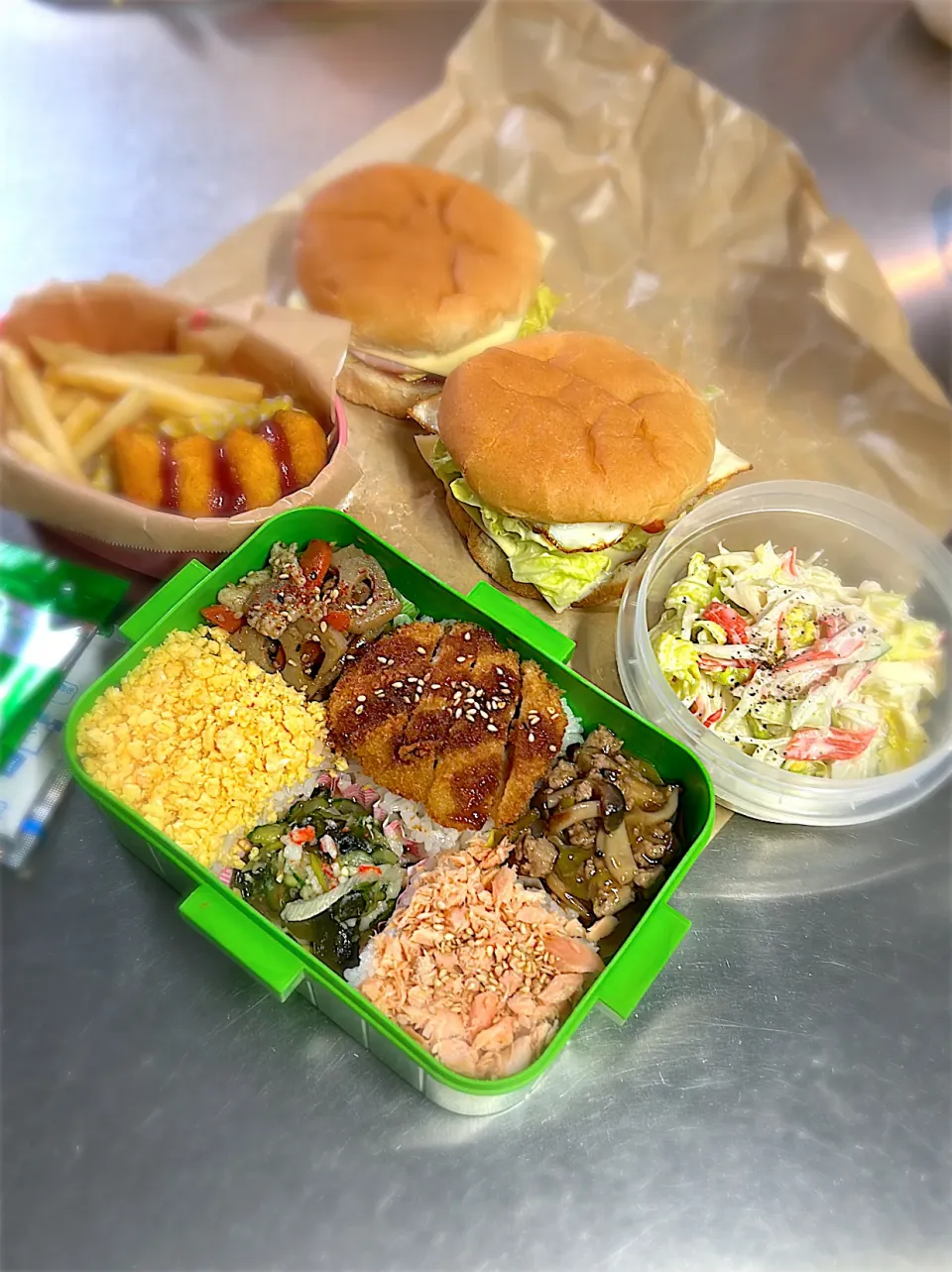 R7.1/13㈫   ·͜·♡ 今日のお弁当 👨🏻‍🍳|hamakoさん