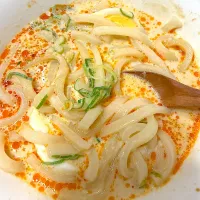 冷や汁の素で坦々うどん|coronさん