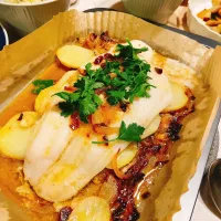 バスク式白身魚のロースト|ももこさん