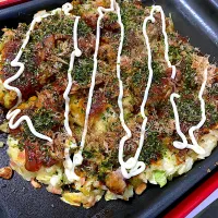 お手軽　豚のお好み焼き|単身赴任のっちさん