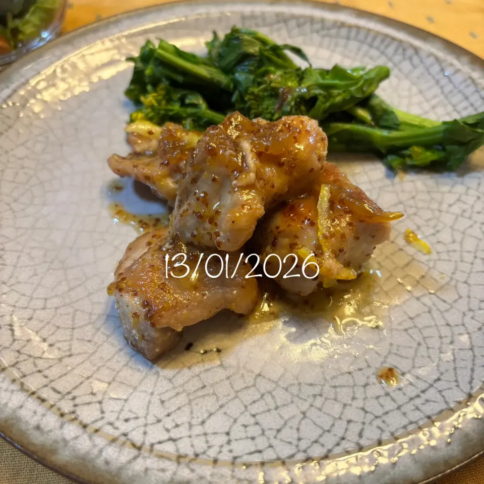 ハニーマスタード柚子チキン|友さん