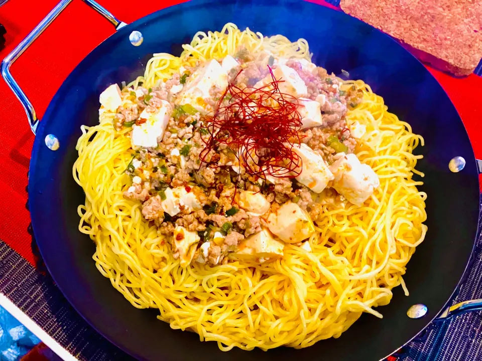 ✩.*˚麻婆豆腐焼きそば|ゆきえもんさん