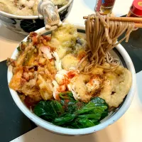 かき揚げと茄子と蓮根の天ぷらのお蕎麦|Takeshi  Nagakiさん