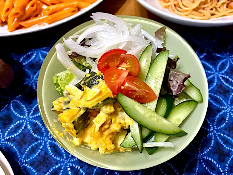 カボチャのサラダ|おさむさん