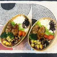 つくね（塩、タレ）弁当♡|fuuum(*☻-☻*)さん