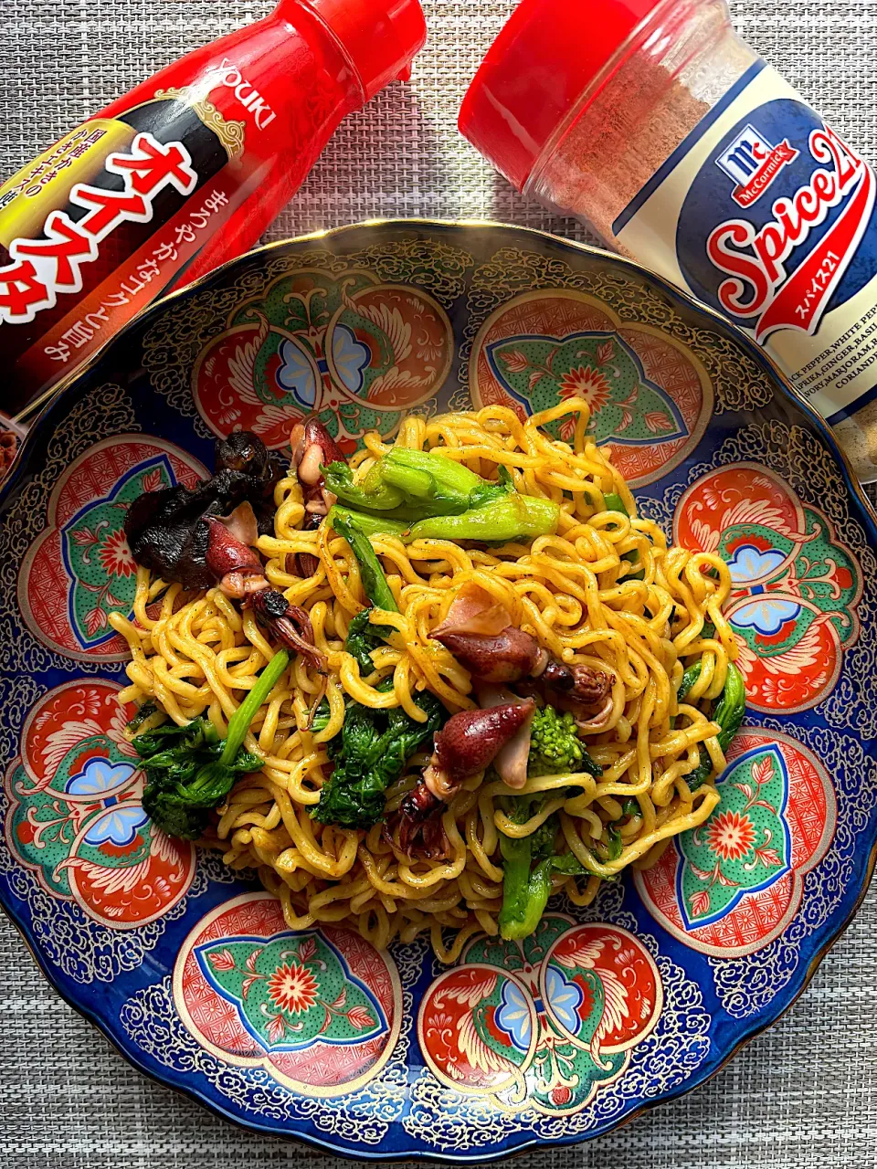 ホタルイカと菜の花の上海焼きそば|栃倉 直人さん