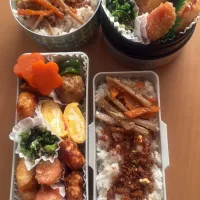 今日の旦那と私のお弁当|sacchan( ﾐΦﻌΦ)ฅさん
