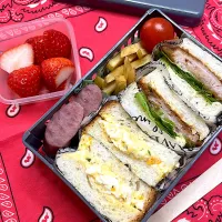 1/14 サンドウィッチ弁当|JUNe28さん