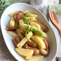 ジャーマンポテト　スモーク塩とゴールドマスタードで|ゆーこどんさん