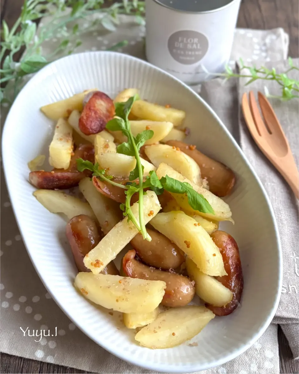 ジャーマンポテト　スモーク塩とゴールドマスタードで|ゆーこどんさん