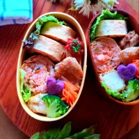 ロールオムライス弁当✨|さらママさん