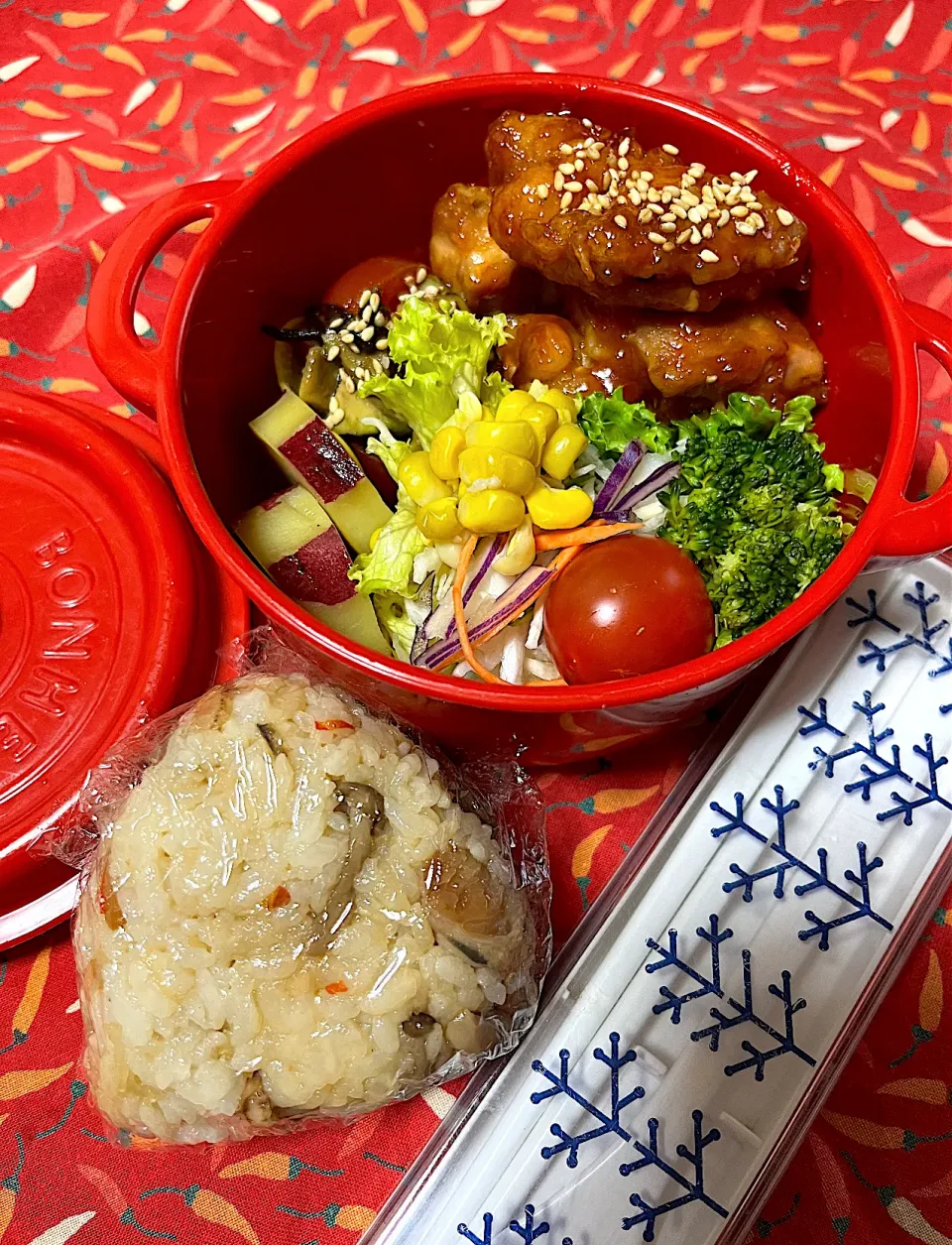 おにぎり弁当🍙|がおりんさん