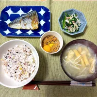 春菊と切り干し大根の和え物|ゆさんさん