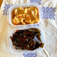 甲いかと人参の煮物/昆布の佃煮|さくたえさん