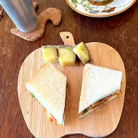 朝ごはん♯オムレツサンド|小松菜さん