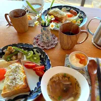 本日のトーストブランチ|じゅんさんさん