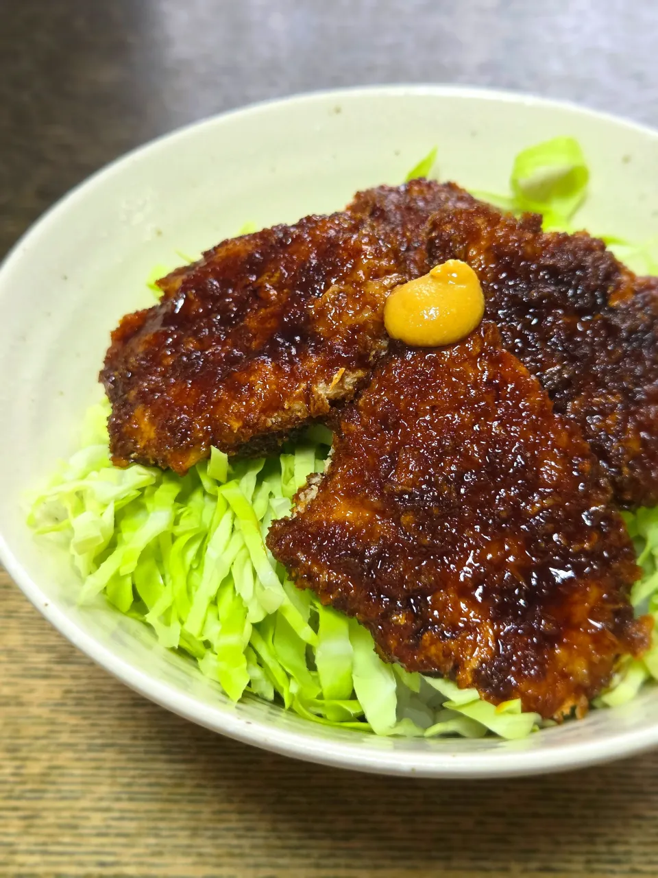 パパ作🥸揚げないチキンソースカツ丼|ぱんだのままんさん
