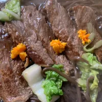 黒田庄和牛ステーキトッピング昆布麺|そらまめさん