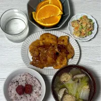 夜ご飯🍚🌙|朔さん