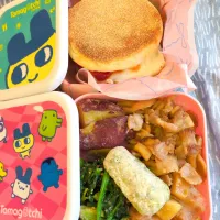 ベーコンエッグマフィン　豚柚子胡椒炒弁当|まゆみさん