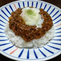 カレましておめでとうございます2026キーマカレー😋🍛👍🏻
