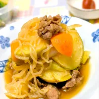 温かい肉じゃが