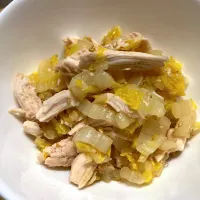 ささみと白菜の温サラダ|茶茶茶さん