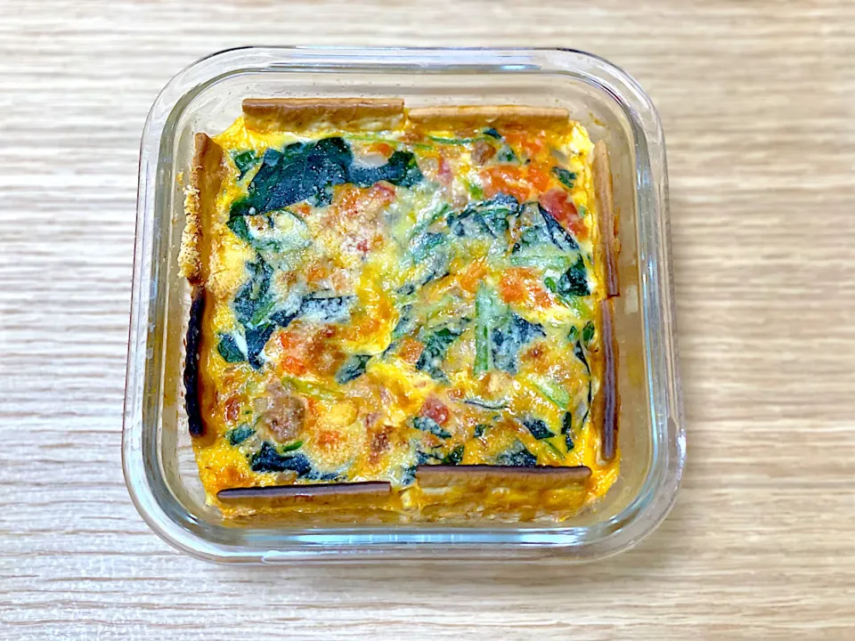 夕飯 キッシュ風|ふわふわさん