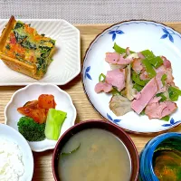 夕飯 キッシュなど| ふわふわさん