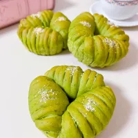 抹茶と黒豆のミニウールロール|mai＊さん