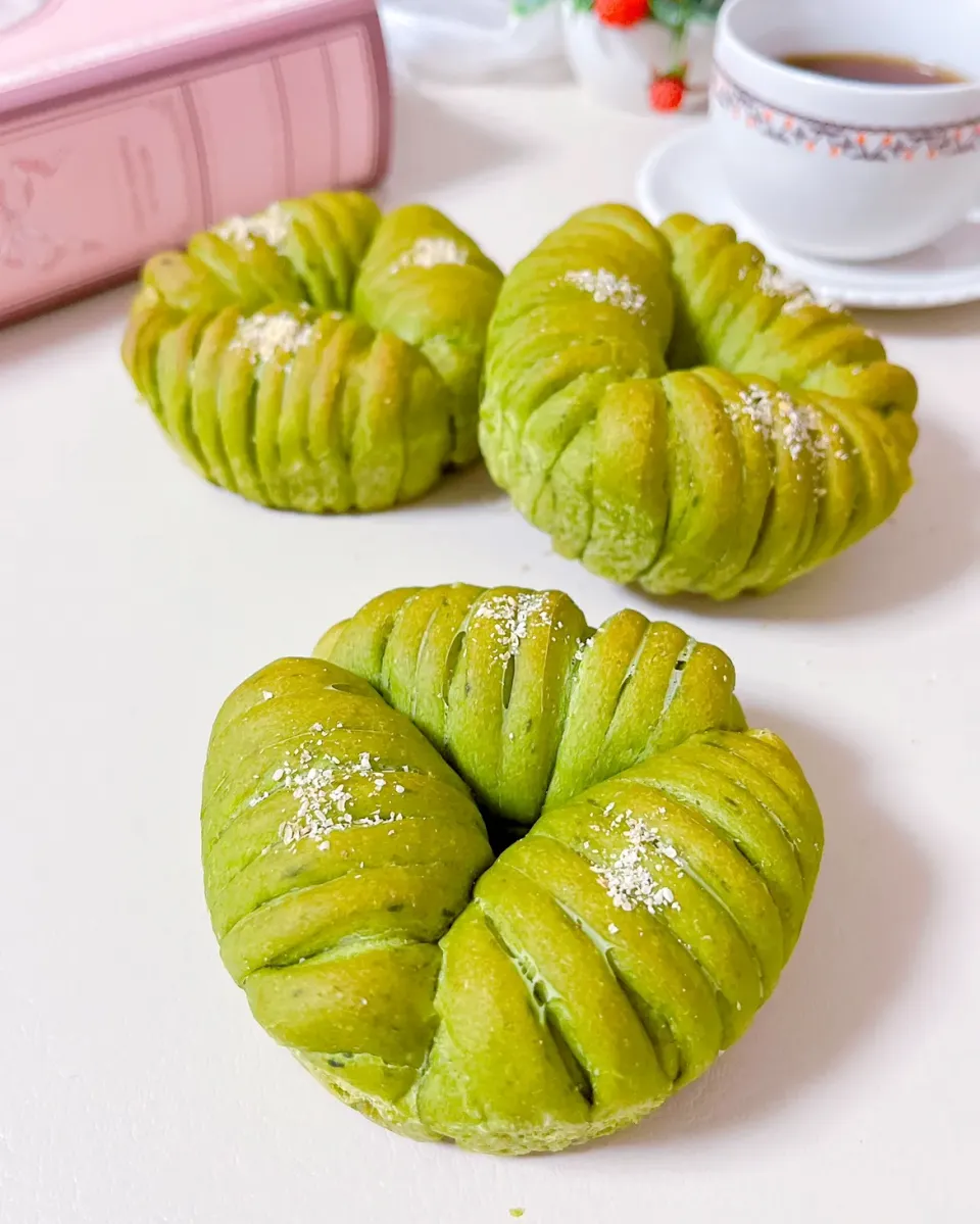 抹茶と黒豆のミニウールロール|mai＊さん