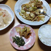 夜ごはん|しまだ ちえこさん