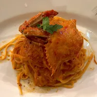 渡り蟹のクリームパスタ|meixuziさん