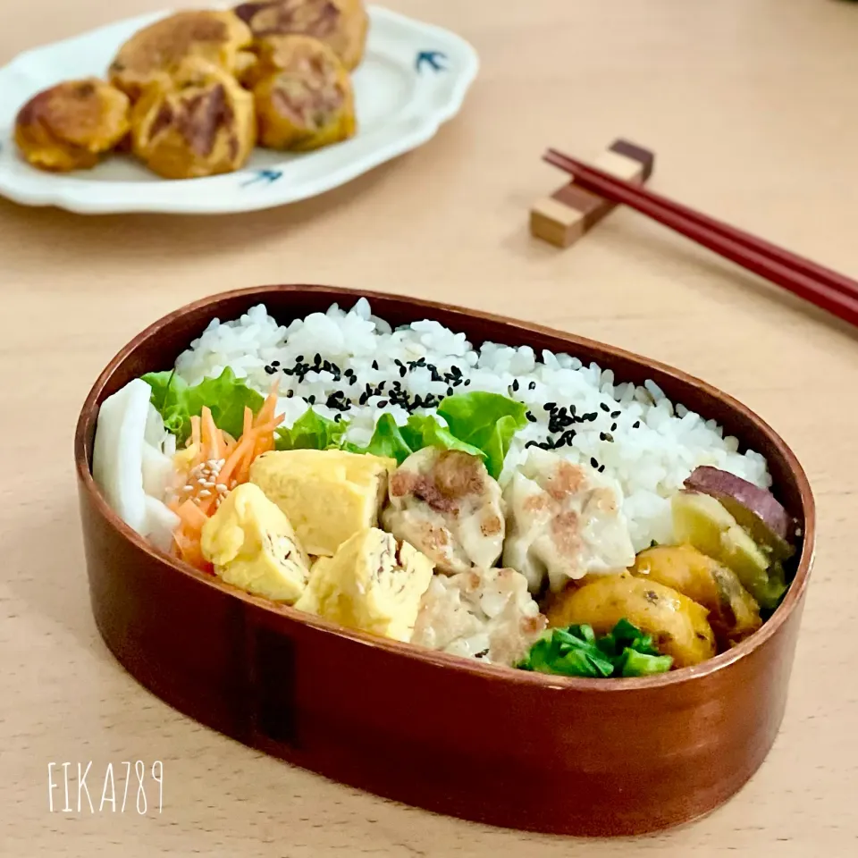 もっちりおいしい かぼちゃ団子弁当|FIKA789さん