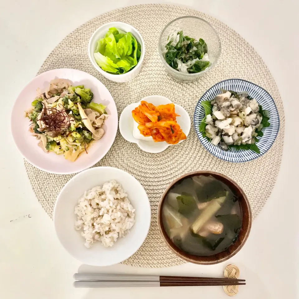 ブロッコリーとしめじと豚バラ肉の中華風炒め|ranさん