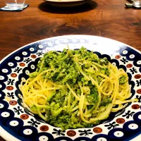 ブロッコリーのスパゲッティ|タロッカ主夫見習いさん