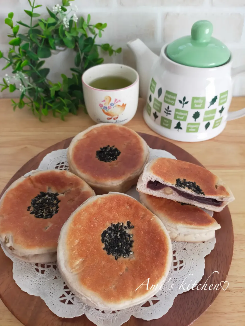 酒粕くるみあんパン😋🍶|あみさん