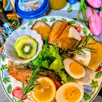 鮭のムニエルプレート|橘葵さん